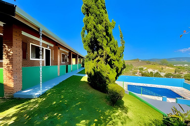Chácara com piscina aquecida- Perdões